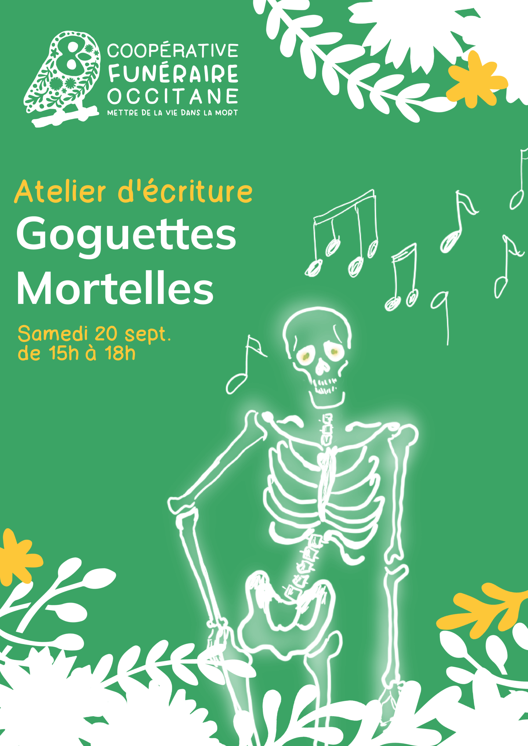 Flyer café mortel lieux et rites de la mort le 3 avril 2024